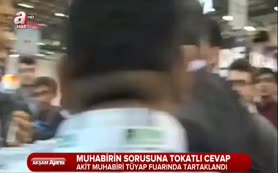 Ekrem Dumanlı muhabir tartakladı!