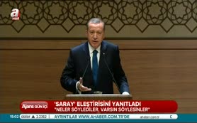 "Burası Erdoğan'ın sarayı değil"