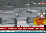 Aliyev'e karşılama töreni düzenlendi
