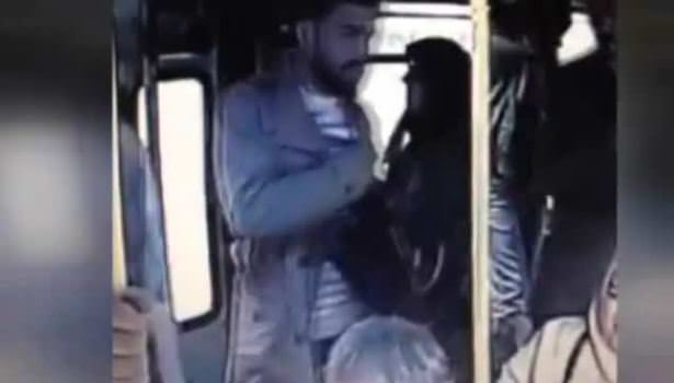 Minibüs yankesicisi kamerada