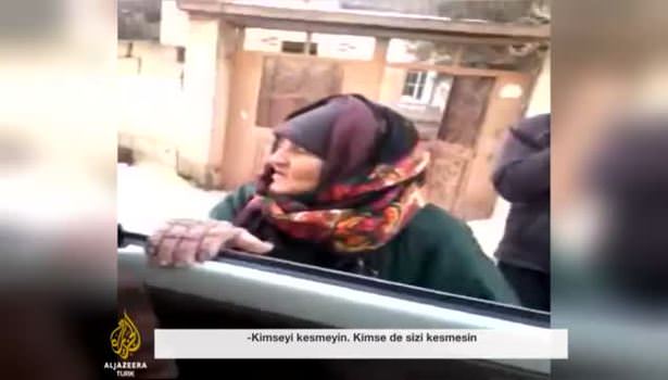Suriyeli yaşlı kadın IŞİD'e meydan okudu