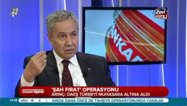 Bülent Arınç'tan DEAŞ'a operasyon açıklaması