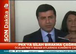 PKK'ya silah bırakma çağrısına Demirtaş'tan ilk tepki