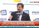 Başbakan'dan PKK'ya silah bırakma çağrısına ilk yorum
