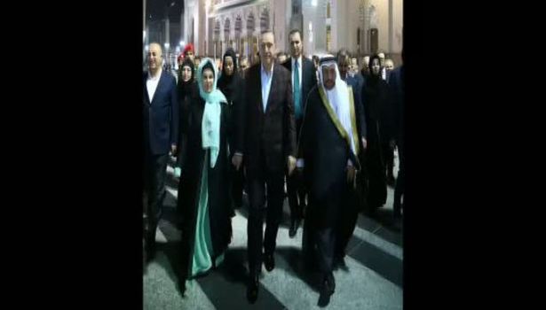 Cumhurbaşkanı Erdoğan Medine'de