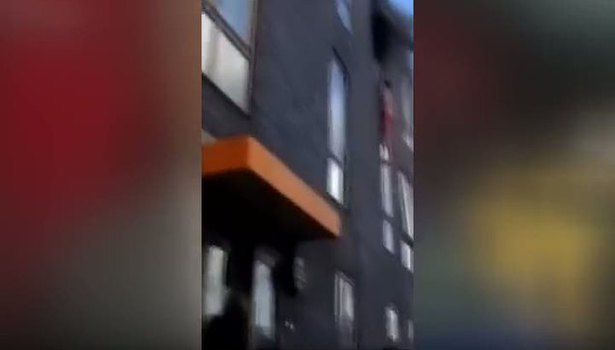 Yangında hayata tutunma çabası