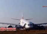 THY uçağı pistten çıktı