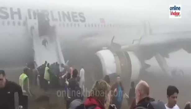 THY uçağı pistten çıktı