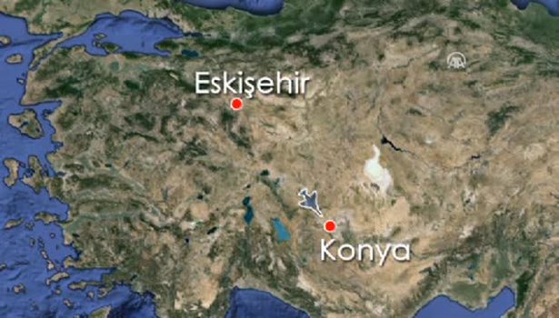 Konya'da askeri uçak nasıl düştü(Animasyon)