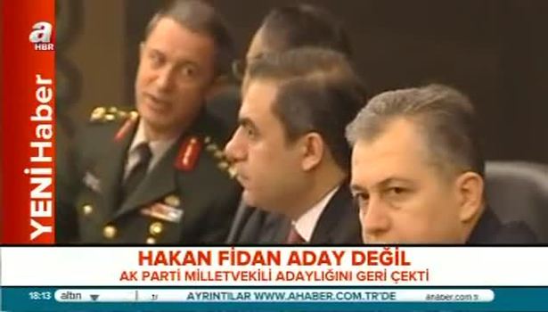 Hakan Fidan adaylığını geri çekti!