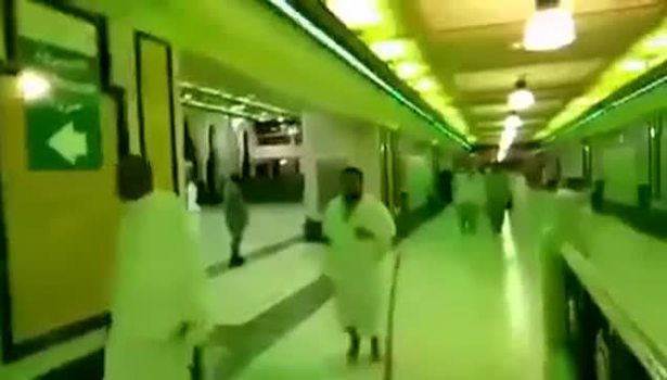 Erdoğan sa'y yaparken görüntülendi