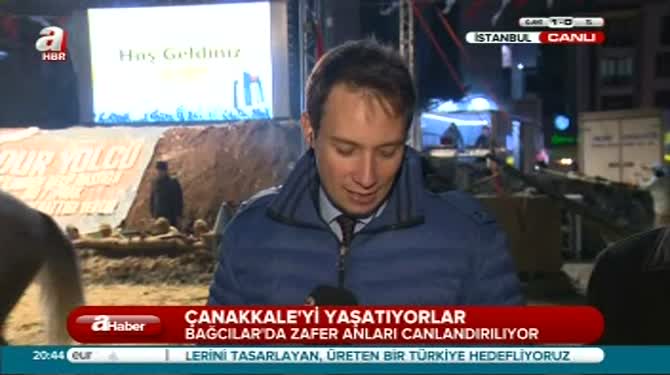 Bağcılar'da Çanakkale canlandırması!