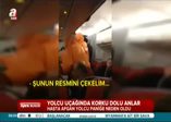 Uçakta "hastalık" paniği!