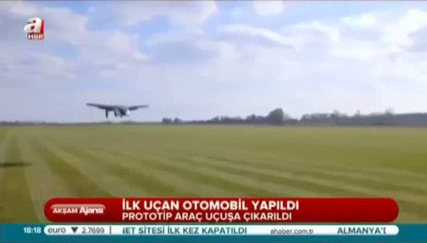 İşte uçan araba!