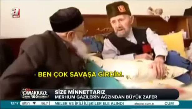 Merhum gazilerin ağzından büyük zafer
