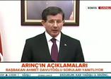 Davutoğlu: İki açıklama da yanlıştı