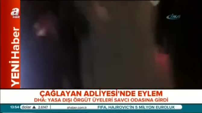 Yasa Dışı örgüt üyeleri savcı odasına girdi