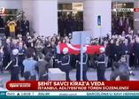 Savcı Kiraz'ı mesai arkadaşları uğurladı