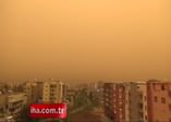 Siverek'te toz bulutu