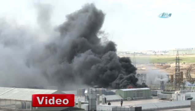 İstanbul'da korkutan yangın-1