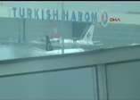 Yolcu uçağı bir anda alev aldı
