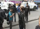 Okmeydanı'nda havai fişek atan eylemcilere müdahale