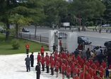 Cumhurbaşkanı Erdoğan'a Arnavutluk'ta resmi törenle karşılama