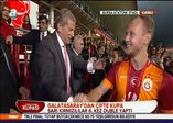 İşte Galatasaray'ın kupa töreni!