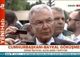 Cumhurbaşkanı, Baykal ile görüştü
