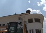 Yıkım için leylekleri bekliyorlar