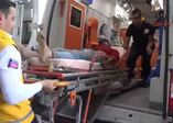 Tarlada çalışırken yıldırım düştü