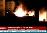 İstanbul'da korkutan yangın