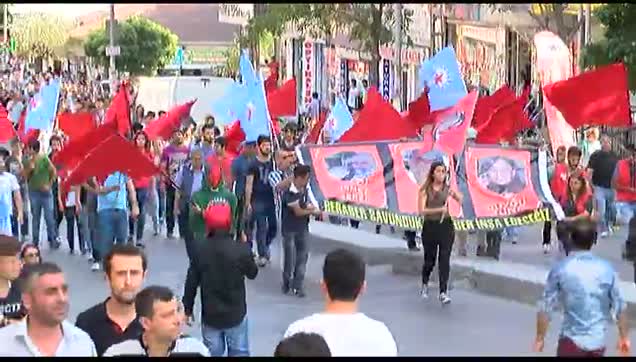 Suruç’taki cenazelere uzun namlulu karşılama-4