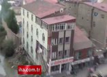 Yüksekova'da emniyet binasına roketli saldırı
