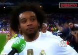 Cristiano Ronaldo'nun röportaj sırasında Marcelo'u trollemesi