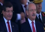 Davutoğlu ve Kılıçdaroğlu'nu güldüren an!
