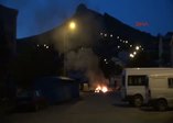 Tunceli'de PKK'lılar bayrak yaktı