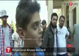 Suriyeli çocuktan dünyaya ders