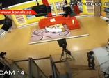 Deprem televizyon kanalını böyle salladı