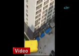 15 katlı binadan aşağı atladı!