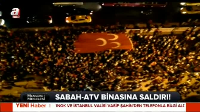 Sabah-Atv binasına saldırı