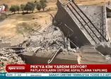 Patlayıcıların üzerine asfaltlama yapılmış!