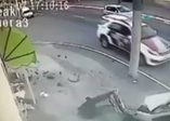 Polisten kaçarken ölümden döndü