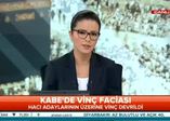 Hacı adaylarının üzerine vinç devrildi