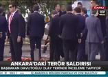 Başbakan Ankara katliamının yaşandığı yerde