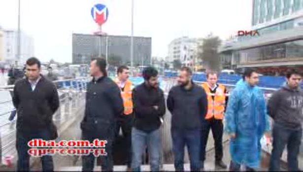 Taksim metro istasyonunda panik