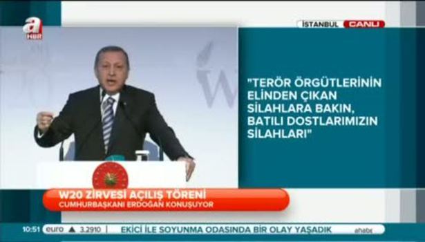 Cumhurbaşkanı Erdoğan ''Neden AB'ye almıyorsunuz?