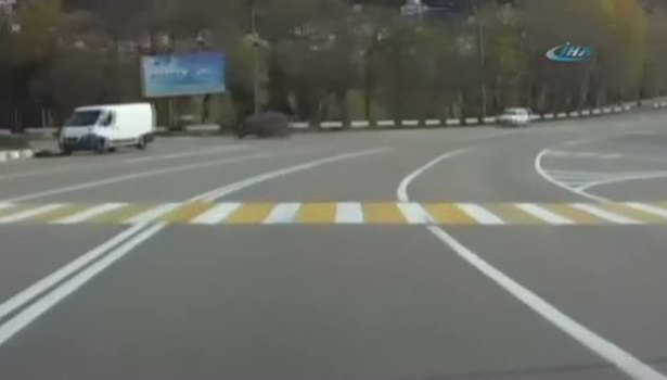 Fırlayan lastik yayaya çarptı