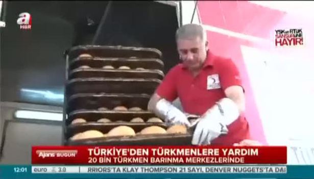 Türkiye’den Türkmenlere yardım