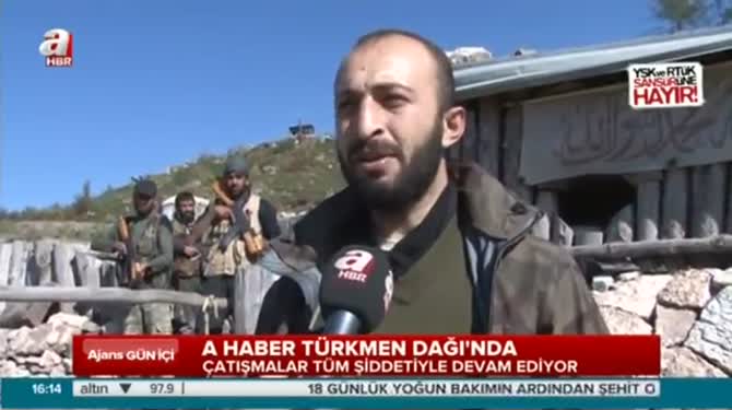 Türkmen Dağı’nda çatışma anı